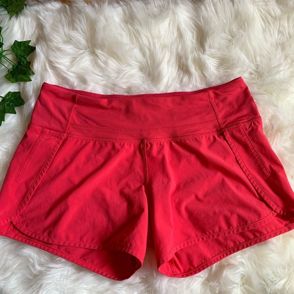 Lululemon Red Shorts